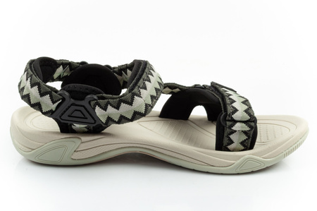 Sandale CMP Hamal pentru femei cu închidere Velcro, talpă trekking, verde