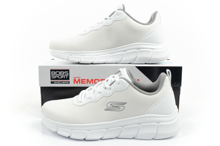 Teniși Skechers Bobs B Flex pentru bărbați, în culoarea alb la modă
