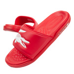 Șlapi bărbați Lacoste Croco Dualiste [2017K] roșii.