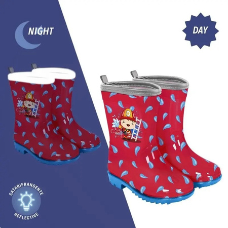 Ghete de ploaie pentru copii Perletti - Micul pompier pentru băieți