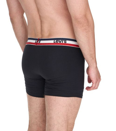 Pantaloni scurți boxer Levi's Boxer pentru bărbați, culoare gri, bumbac, la modă, pachet de 5