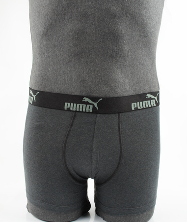 Boxeri Puma pentru bărbați, pachet de 9 bucăți, negri, gri, kaki, bumbac confortabil