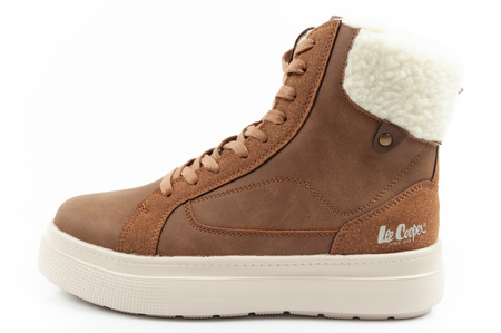 Ghete de iarnă pentru femei Lee Cooper, ușoare, cu izolație din piele de oaie