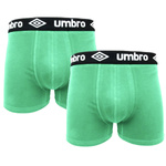 Boxer pentru bărbați Umbro [UMUM0197 2SP] PACK 2, verde.