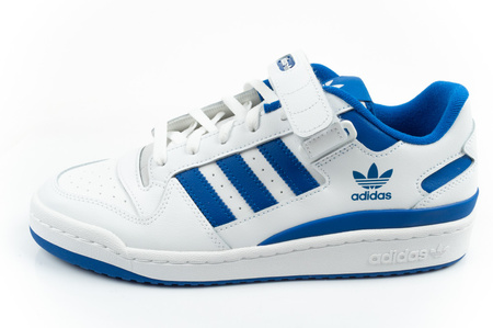 Pantofi sport Adidas Forum Low pentru bărbați, albi, confortabili, la modă, cu închidere Velcro