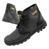 Teniși sport Palladium Pampa Hi Coated pentru bărbați, negri