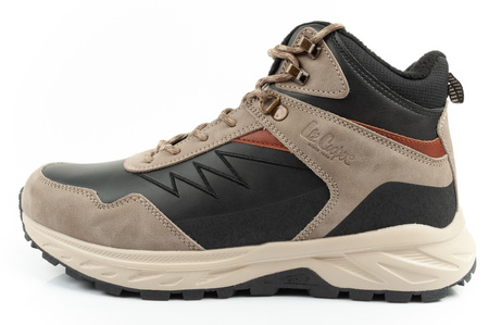 Pantofi de drumeție de iarnă Lee Cooper pentru bărbați cu baretă izolată la gleznă, bej, negru