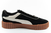 Teniși de damă Puma Carina 3.0, piele, negru, la modă