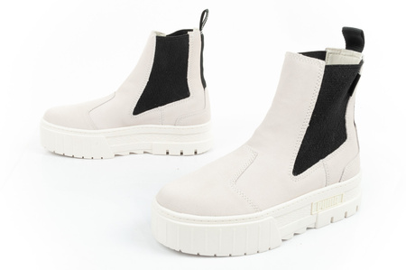 Botine de dama Puma Mayze Chelsea Suede [382829 02], crem.