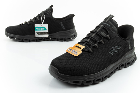 Pantofi sport Skechers Glide-Step pentru bărbați, negri, confortabili și ușori
