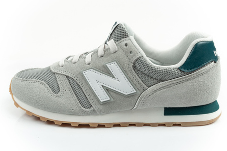 Pantofi sport New Balance 373 pentru bărbați, piele gri la modă, gri verde