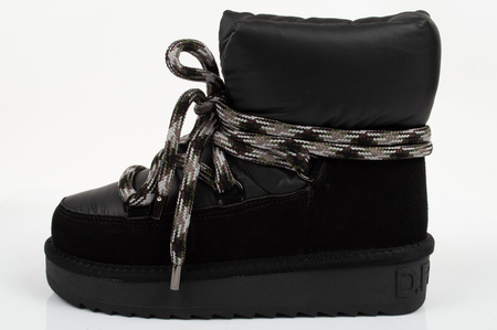 Pantofi de iarna dama D.Franklin [DFSH375003-BLAC], negri.