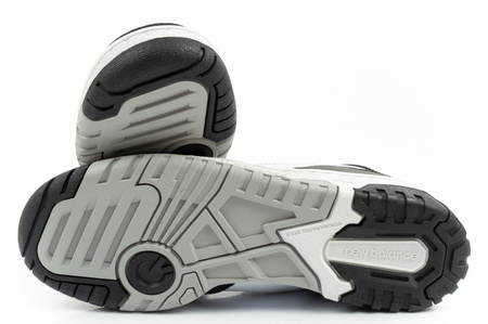 Pantofi sport New Balance 550 pentru tineri, din piele, la modă, alb-negru