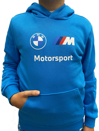 Hanorac sport Puma BMW MMS pentru băieți [536522 15], albastru.