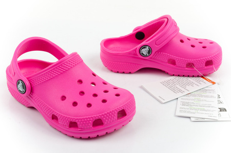 Sandale Crocs Classic Clog T pentru copii, roz, confortabile și la modă