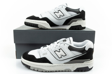 Pantofi sport New Balance 550 pentru tineri, din piele, la modă, alb-negru