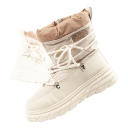 Pantofi de drumeție de iarnă Lee Cooper pentru femei, izolați, bej și crem