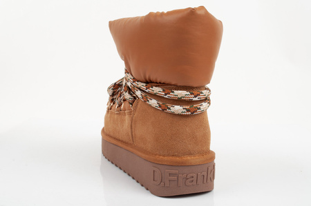 Pantofi de iarna dama D.Franklin [DFSH375003-TAN], maro.