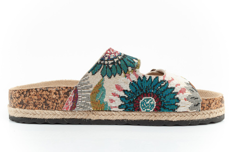 Papuci de damă Lee Cooper, model floral multicolor, confortabili [LCW-25-35-3483L]