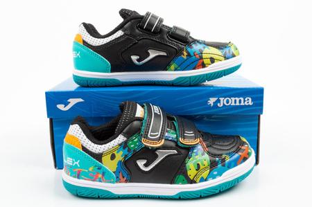 Ghete de fotbal de sală pentru copii Joma Top Flex 2631 cu velcro