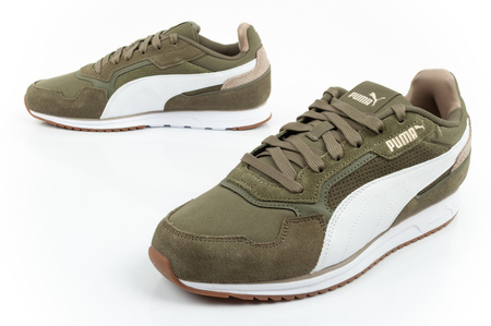 Teniși sport Puma Softride ST Miler pentru bărbați, la modă și confortabili, culoare măsliniu