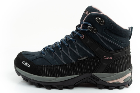 Pantofi trekking CMP Rigiel impermeabili până la gleznă pentru femei, bleumarin