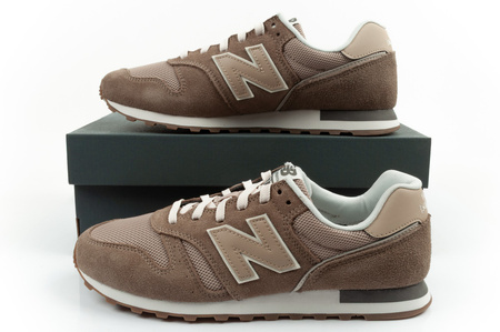 Pantofi sport New Balance 373 pentru bărbați, piele bej la modă