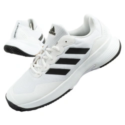 Pantofi de tenis Adidas GameCourt 2, albi