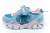 Pantofi sport Leomil pentru copii, model Stitch, ușori, cu velcro, LED, albaștri