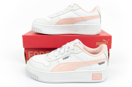 Buty sportowe dziecięce Puma Carina [393847 04], białe.
