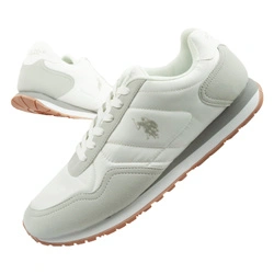 Teniși bărbătești U.S. Polo Assn., la modă, confortabili, albi