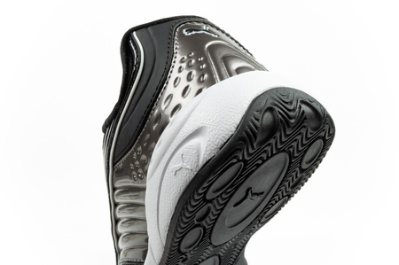 Pantofi sport Puma V-S2 Goalgetter pentru copii, argintii la modă
