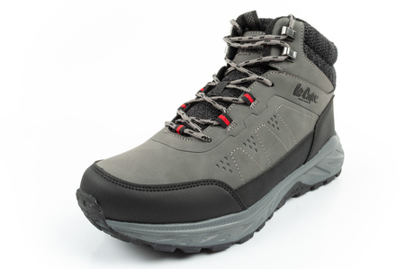 Pantofi de drumeție de iarnă Lee Cooper pentru bărbați cu baretă izolată la gleznă, gri