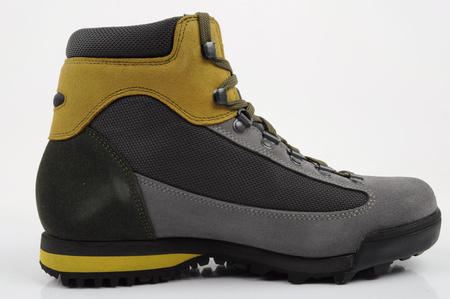 Pantofi de drumeție din piele Aku Slope GTX pentru bărbați, gri și galben