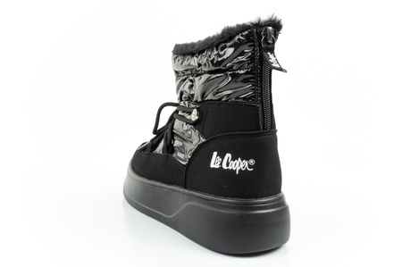 Pantofi de drumeție de iarnă Lee Cooper pentru femei, cu piele lăcuită și izolație