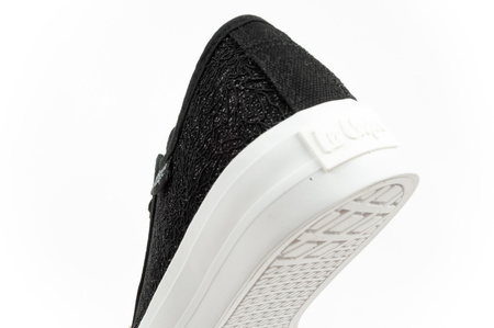 Teniși Lee Cooper cu sclipici și dantelă pentru femei, negri [LCW-25-31-3421L]