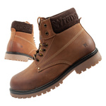 Ghete Chelsea Wrangler Arch pentru bărbați, Ghete elegante, Piele naturală, Maro