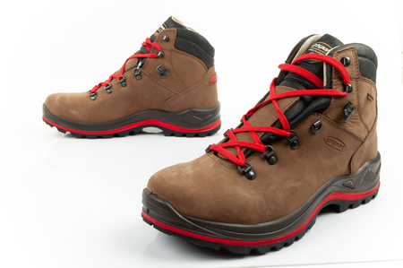 Ghete de drumeție pentru bărbați Grisport Marrone, piele impermeabilă, maro