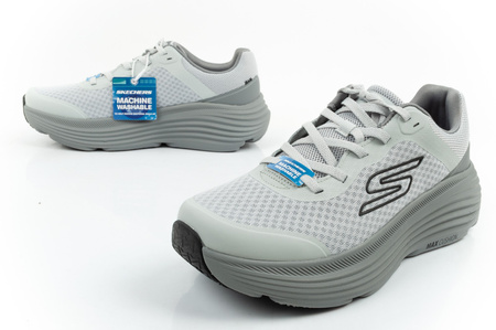 Pantofi de alergare Skechers Max Cushioning pentru bărbați, gri deschis