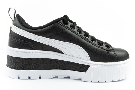 Pantofi sport Puma Mayze pentru femei, cu platformă, negri și albi, la modă