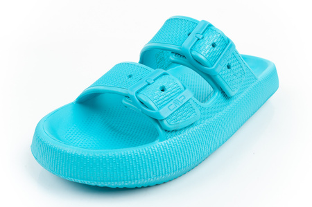 Papuci sport CMP Belem Slipper pentru femei, turcoaz, confortabili [3Q90646 L915]