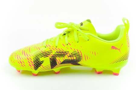 Ghete de fotbal Puma Future 8 Play FG/AG Jr. Neon pentru teren solid
