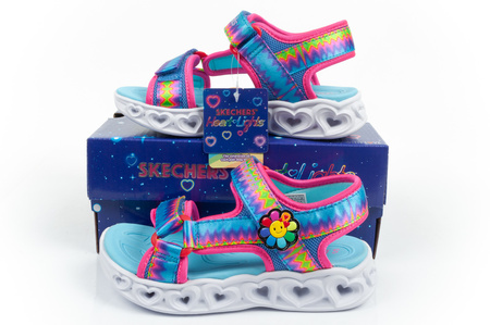 Sandale Skechers copii [302675L/MLT] Pantofi cu LED, multicolore.