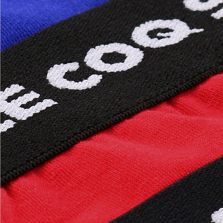 Le Coq Sportif boxeri chiloți bărbați set de 3 roșu gri bleumarin
