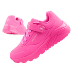 Pantofi sport roz Skechers Uno Lite pentru copii
