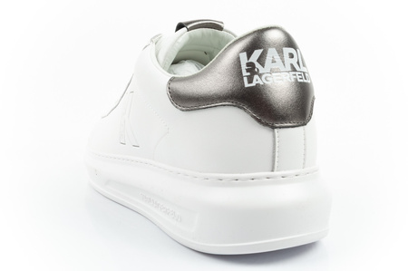 Teniși Karl Lagerfeld Kapri pentru bărbați, albi, din piele naturală