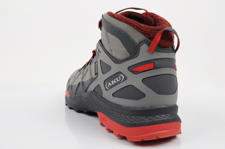 Ghete de drumeție Aku Rocket Gore-Tex pentru bărbați, gri/roșu
