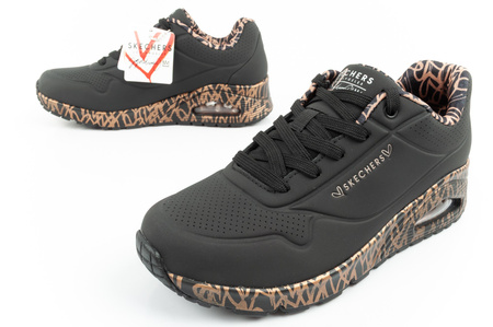 Teniși Skechers Uno-Loving Love pentru femei, negri la modă