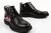Ghete elegante Lee Cooper pentru bărbați, din piele, negre, cu izolație