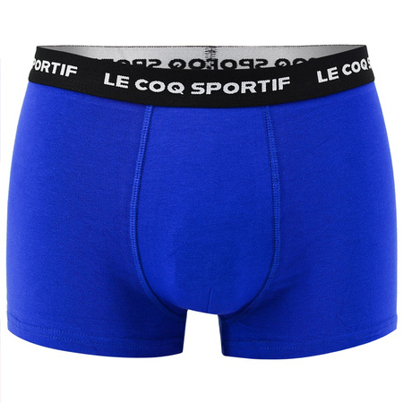 Le Coq Sportif boxeri chiloți bărbați set de 3 roșu gri bleumarin
